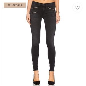 Rag & bone RBW 23 SKINNY IN WASHED BLACK